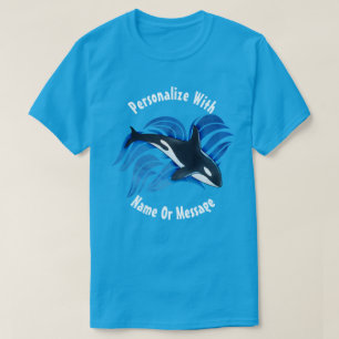 PERSONALISEERDE Ocean Orca T-shirt