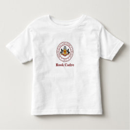 + PERSONALISEERDE ROOK CADRE Toddler T-Shirt (WHIT