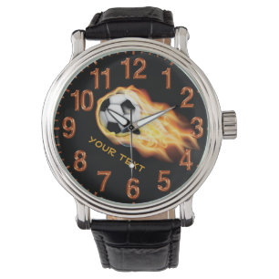 PERSONALISEERDE Soccer Watch met JOUW TEKST Horloge