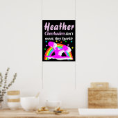 PERSONALISEERDE SPARKELLEADER-POSTER POSTER (Keuken)