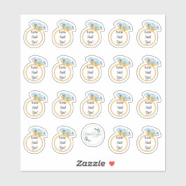 PERSONALISEERDE VERLOVING STICKERS
