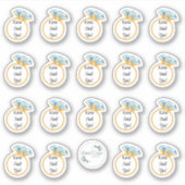 PERSONALISEERDE VERLOVING STICKERS (Voorkant)