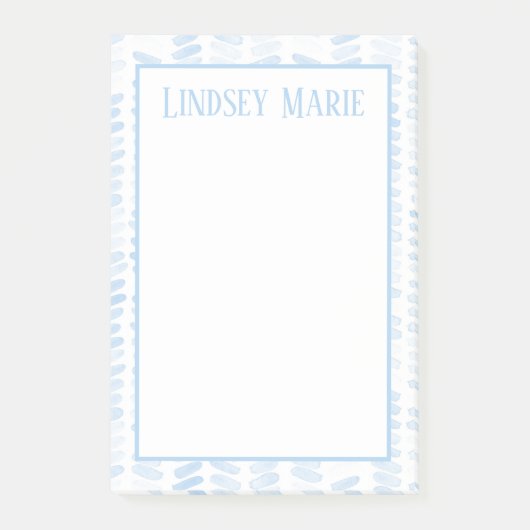 PERSONALISEERDE WATERVERF Post-it Opmerkingen Post-it® Notes (Voorkant)