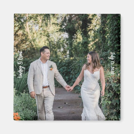 PERSONALISEERDE WEDDING Magnet Magneet