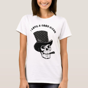 Personaliseert de Rokende Sigaar van de vintage T-shirt