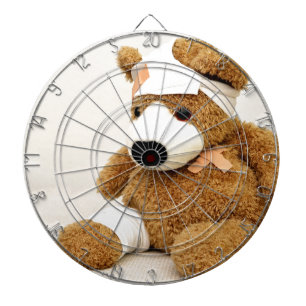 personaliseert de teddybeer dierlijke douane dartbord