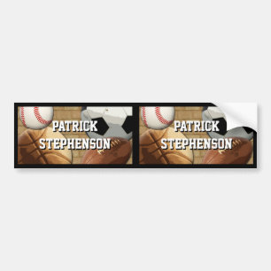 Personaliseert het Waterbestendige Etiket van de S Bumpersticker