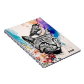 Personaliseren: een kat + een vogel | Notitieboek (Rechterzijde)