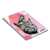 Personaliseren: een kat + een vogel | Notitieboek  (Rechterzijde)