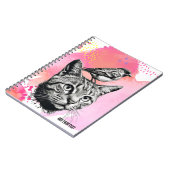 Personaliseren: een kat + een vogel | Notitieboek  (Linkerzijde)