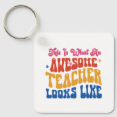 personaliseren | Geweldige docent Sleutelhanger (Voorkant)