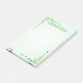 Personaliseren: Irish Blessing (#3) Celtic Braids Post-it® Notes (Schuin)