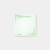 Personaliseren: Irish Blessing (#4) Celtic Braids Post-it® Notes (Voorkant)