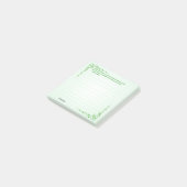 Personaliseren: Irish Blessing (#4) Celtic Braids Post-it® Notes (Schuin)