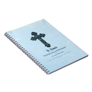 Personaliseren, Jubileum bestellen Priest, kruis Notitieboek