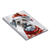 PERSONALISEREN: Kersthond | Notitieboek Journal (Rechterzijde)