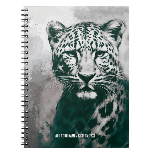PERSONALISEREN: Leopard | Notitieboek Journal (Voorkant)