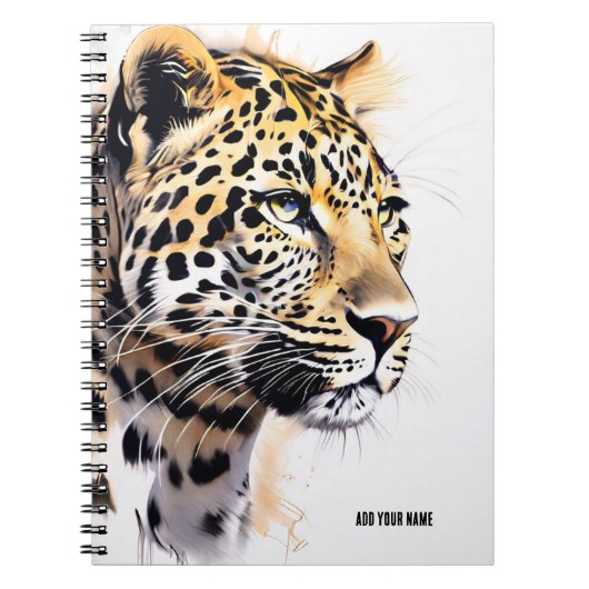 PERSONALISEREN: Leopard | Notitieboek Journal (Voorkant)