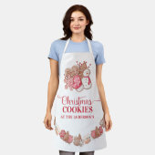 Personaliseren met jouw tekst, kerstkoekjes schort (Gedragen)