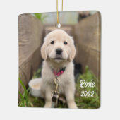 Personaliseren met uw Afbeelding-keramische versie Keramisch Ornament (Links)