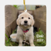 Personaliseren met uw Afbeelding-keramische versie Keramisch Ornament (Voorkant)