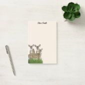 Personaliseren met zijn naam Whitetail Deer Post-it® Notes (Kantoor)