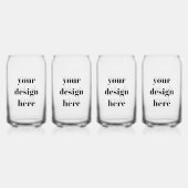 Personaliseren of aanpassen blikvorm glas (Achterkant)