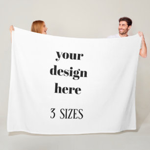 Personaliseren of aanpassen fleece deken