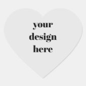 Personaliseren of aanpassen hart sticker (Voorkant)