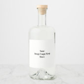 Personaliseren of aanpassen likeurfles etiket (Voorkant)