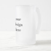 Personaliseren of aanpassen matglas bierpul (Voorkant rechts)