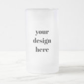 Personaliseren of aanpassen matglas bierpul (Center)