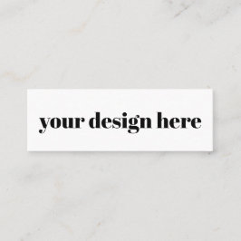 Personaliseren of aanpassen mini visitekaartje