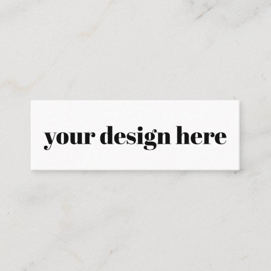 Personaliseren of aanpassen mini visitekaartje (Voorkant)