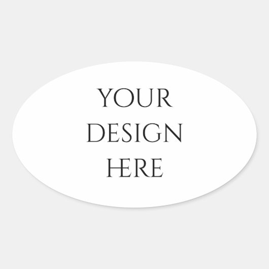 Personaliseren of aanpassen ovale sticker (Voorkant)