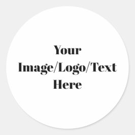 Personaliseren of aanpassen ronde sticker