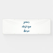 Personaliseren of aanpassen spandoek (Horizontaal)