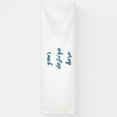 Personaliseren of aanpassen spandoek (Verticaal)