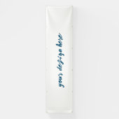 Personaliseren of aanpassen spandoek (Verticaal)