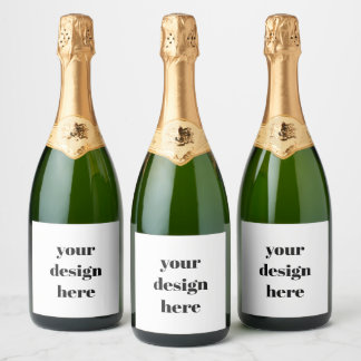 Personaliseren of aanpassen sparkling wijnetiket