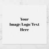 Personaliseren of aanpassen sparkling wijnetiket (Enkel label)