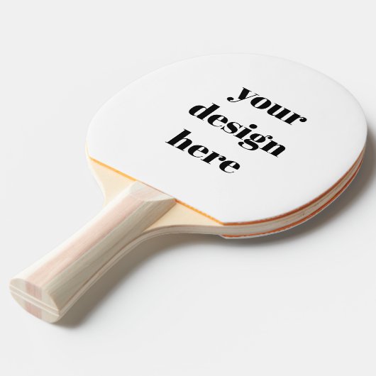 Personaliseren of aanpassen tafeltennisbatje (Voorkant Gekanteld)