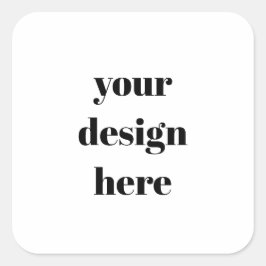 Personaliseren of aanpassen vierkante sticker