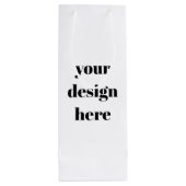 Personaliseren of aanpassen wijn cadeautas (Achterkant)