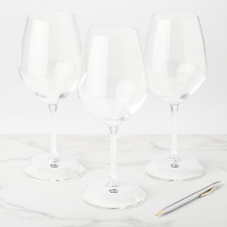 Personaliseren of aanpassen wijnglaslabel