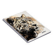 PERSONALISEREN: Painted Leopard | Notitieboek Jour (Rechterzijde)