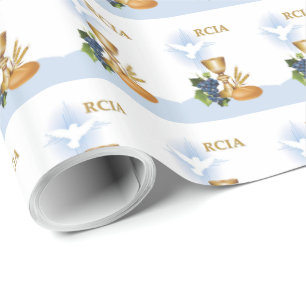 Personaliseren, RCIA feliciteert katholieke heilig Cadeaupapier