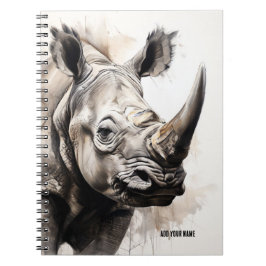 PERSONALISEREN: Rhino | Notitieboek Journal