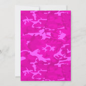 Personaliseren - Roze Camo Kaart (Achterkant)