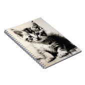 PERSONALISEREN: Schattigee kitten | Notitieboek Jo (Rechterzijde)